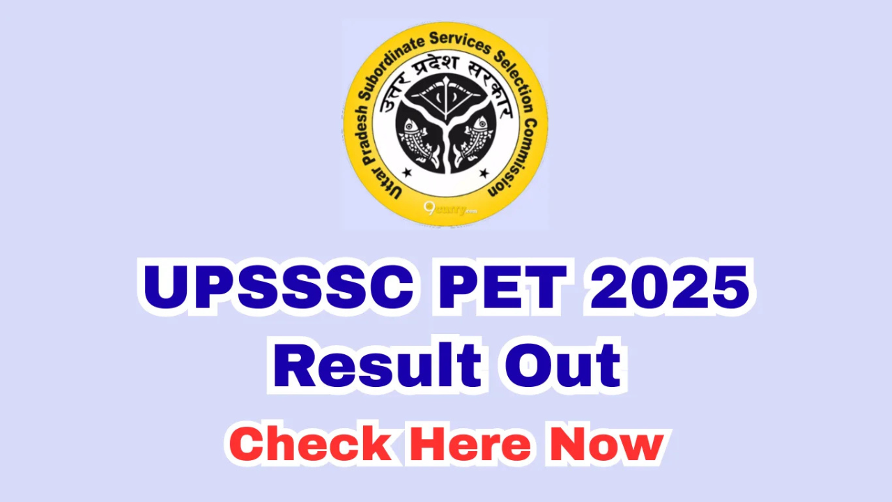 Read more about the article UPSSSC PET 2025 Result Out: Check Your Scores Now, Download Scorecard PDF at upsssc.gov.in